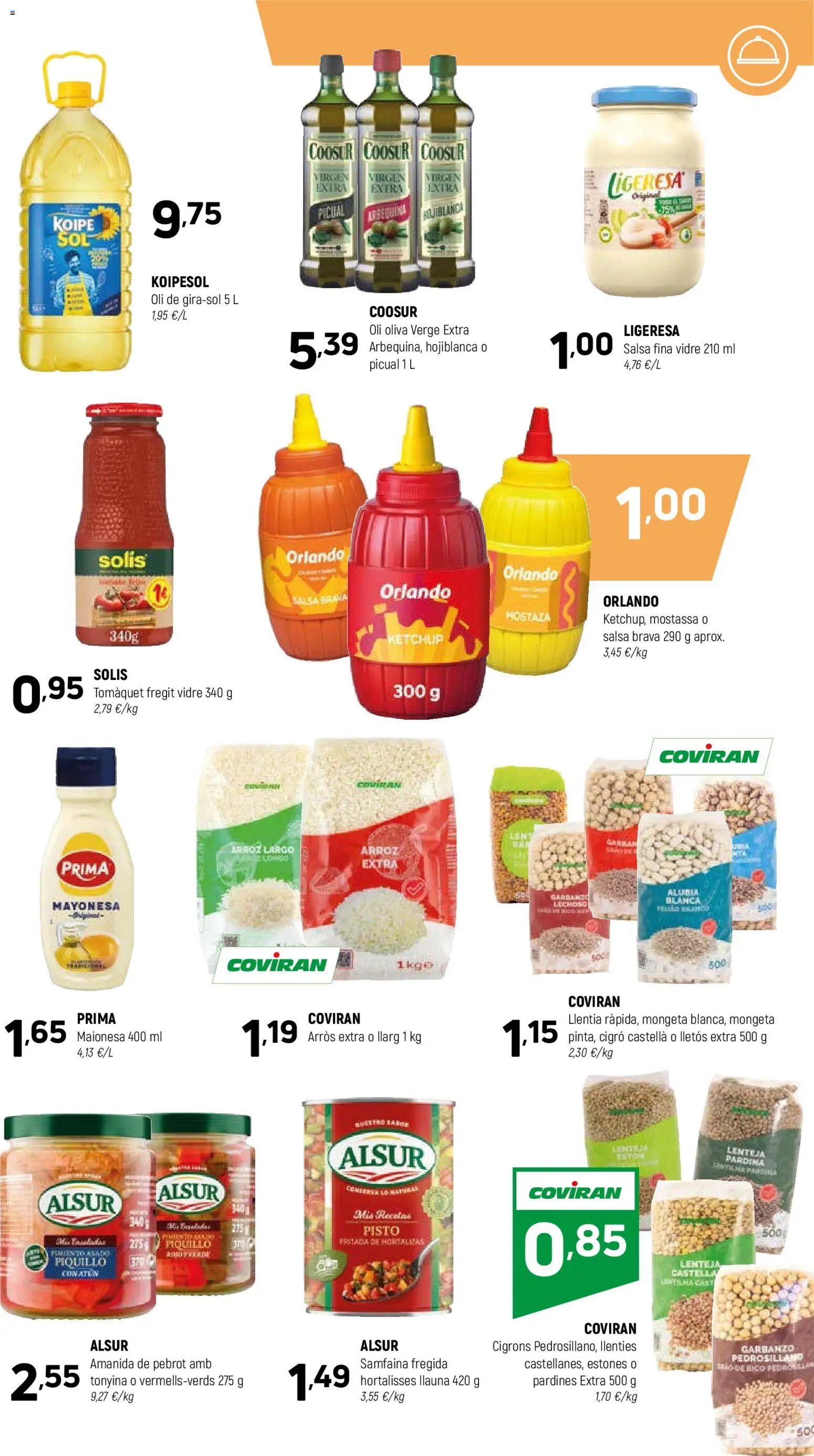 Coviran - Barcelona │ válido desde el 24.02.2026 | Página: 7 | Productos: Salsa brava, Arroz, Οθόνη προβολής