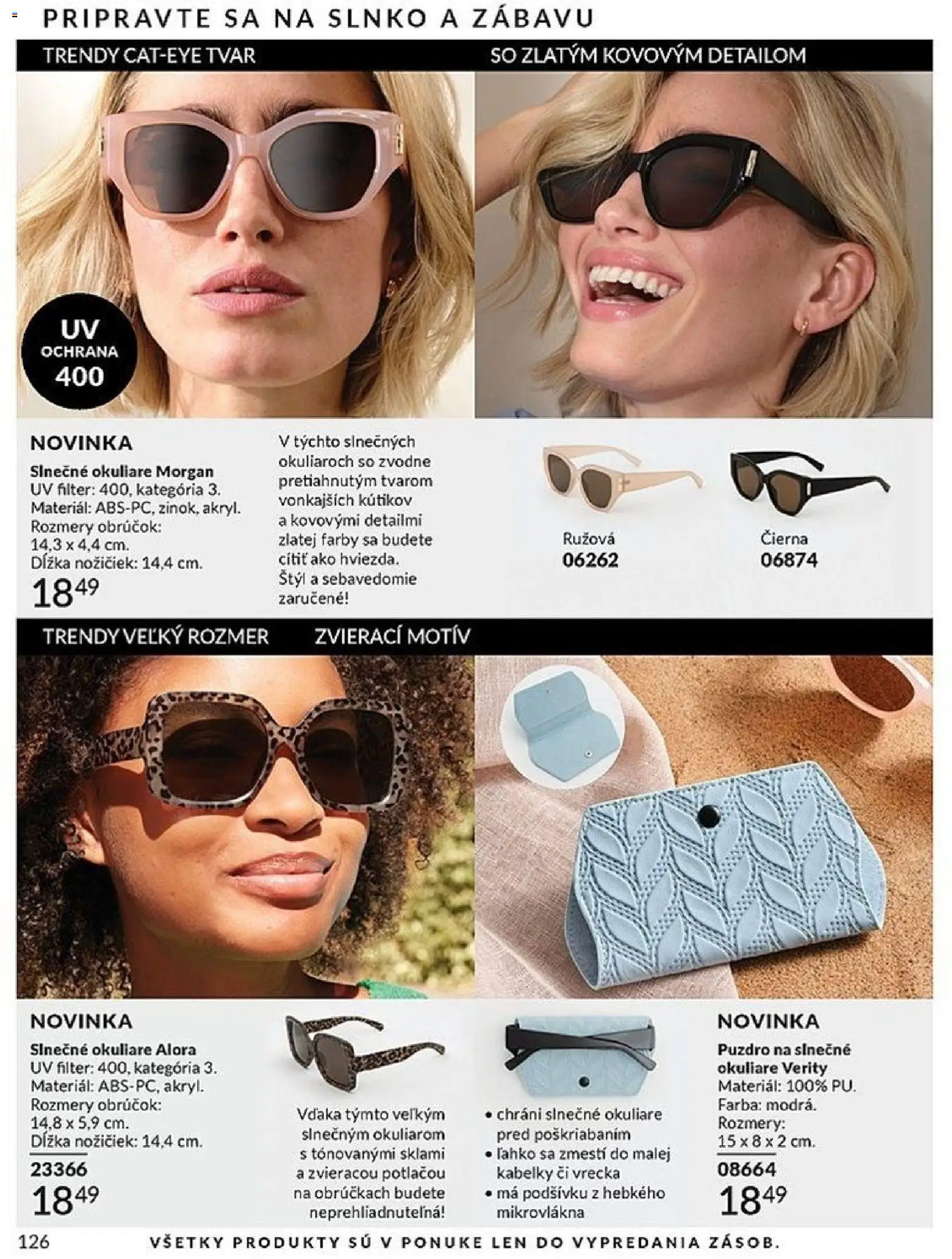 Nové Avon akcie – leták je platný od 01.05.2026 | Strana: 126 | Produkty: Okuliare, Puzdro