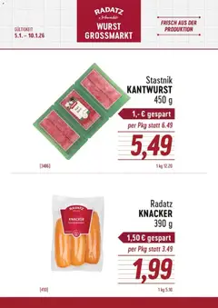 Radatz Flugblatt ab 05.01.2026 gültig