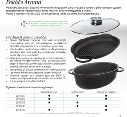Náhled letáku Orion katalog - Nádobí Grande od 17.04.2025 | Strana: 13 | Produkty: Oleje, Nádobí, Poklice, Sporák
