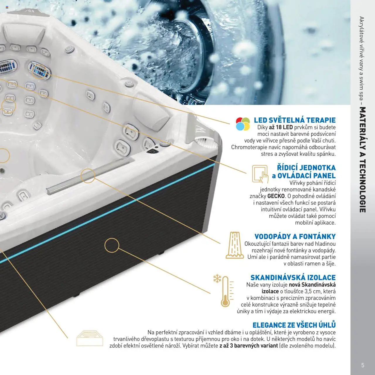 Mountfield katalog - Vířivky od 16.04.2025 | Strana: 5 | Produkty: LED