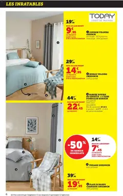 Hyper U - Prévisualisation de Hyper U - Le blanc valide à partir de 27.12.2025 | Page: 6 | Produits: Écharpe, Enveloppe, Couette, Rideau