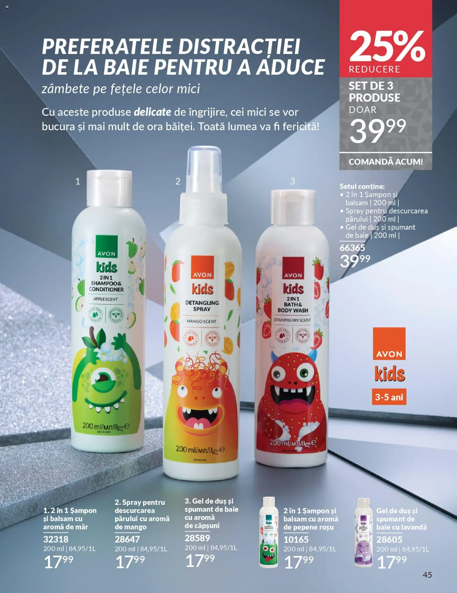 Noul catalog Avon – valabil de la 01.11.2025 | Pagină: 47 | Produse: Apple, Gel de duș, Spumant de baie, Mango