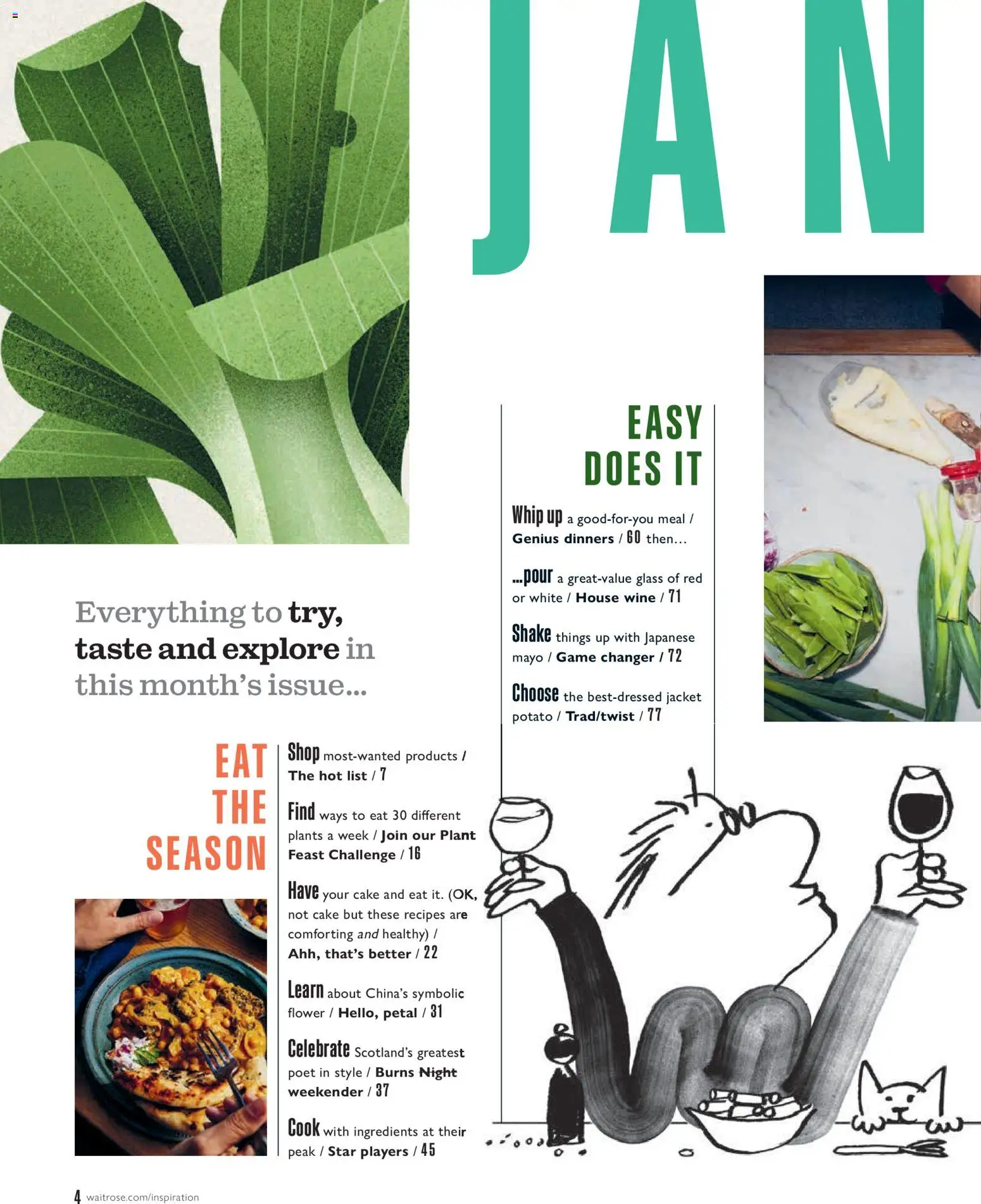 {H1} | Page: 4 | Products: Jacket, Wine, Cake