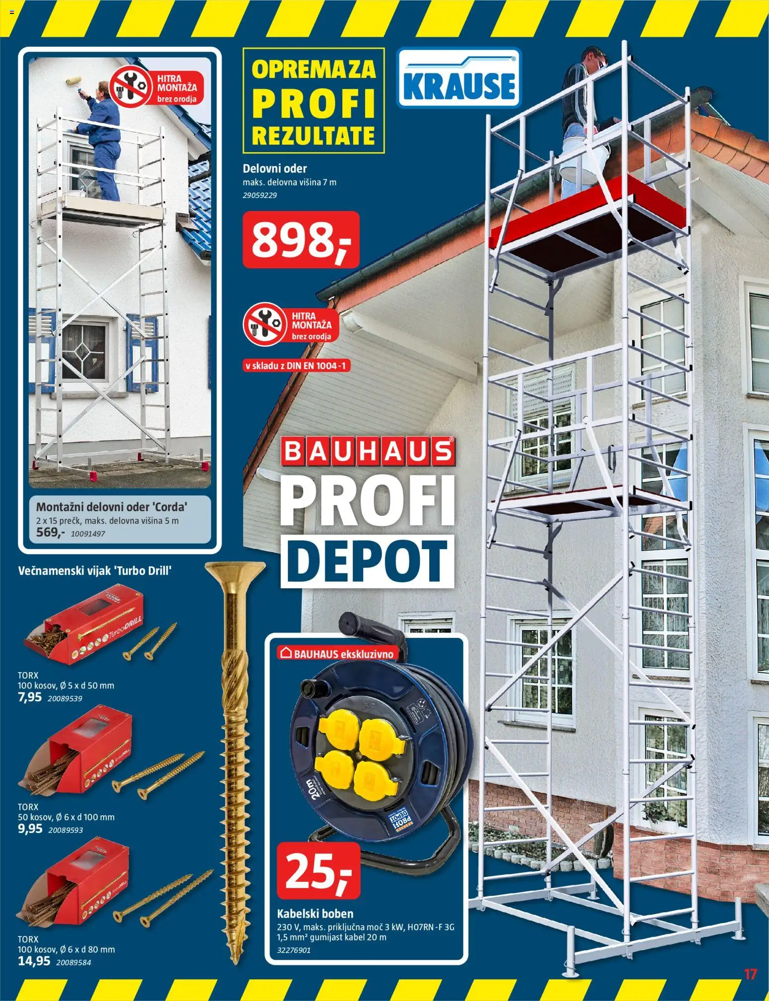 Novi Bauhaus katalog ponudbe – veljaven od 01.04.2026 | Stran: 17