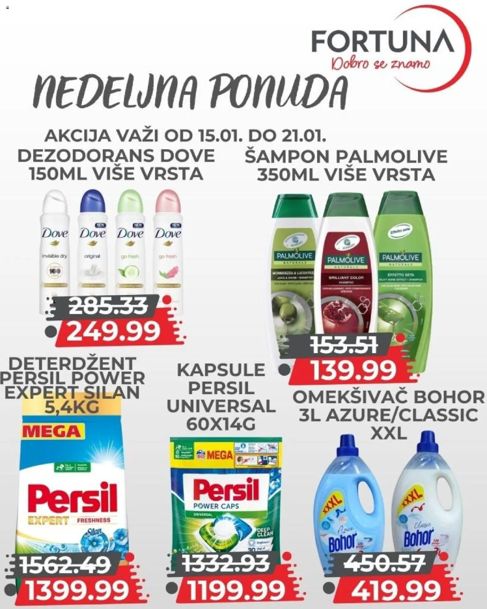 Fortuna Market katalog - važi od 15.01.2026 | Strana: 11 | Proizvode: Kapsule, Silan, Šampon, Dezodorans