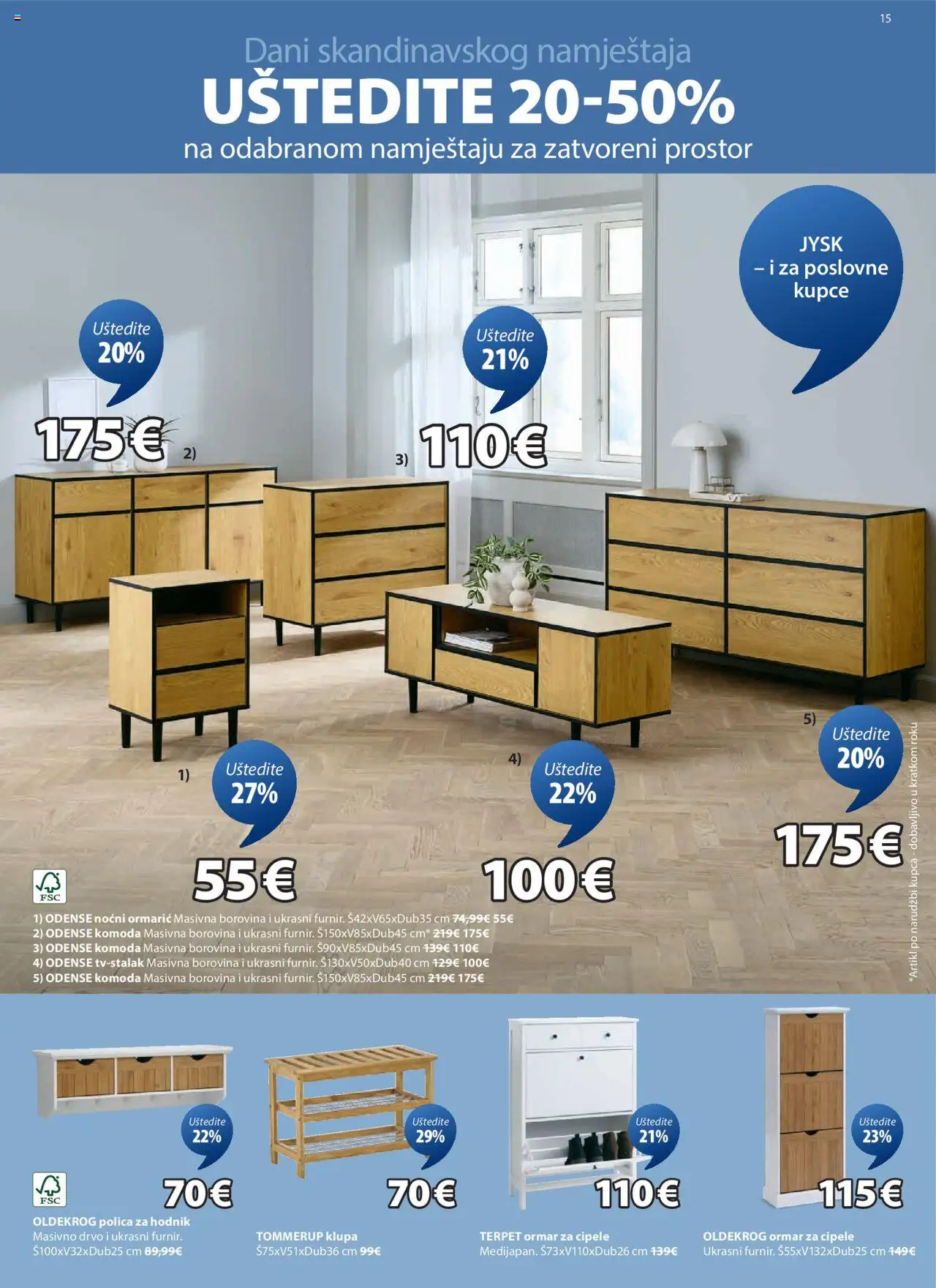 JYSK katalog | vrijedi od 10.09.2025 | Stranica: 15