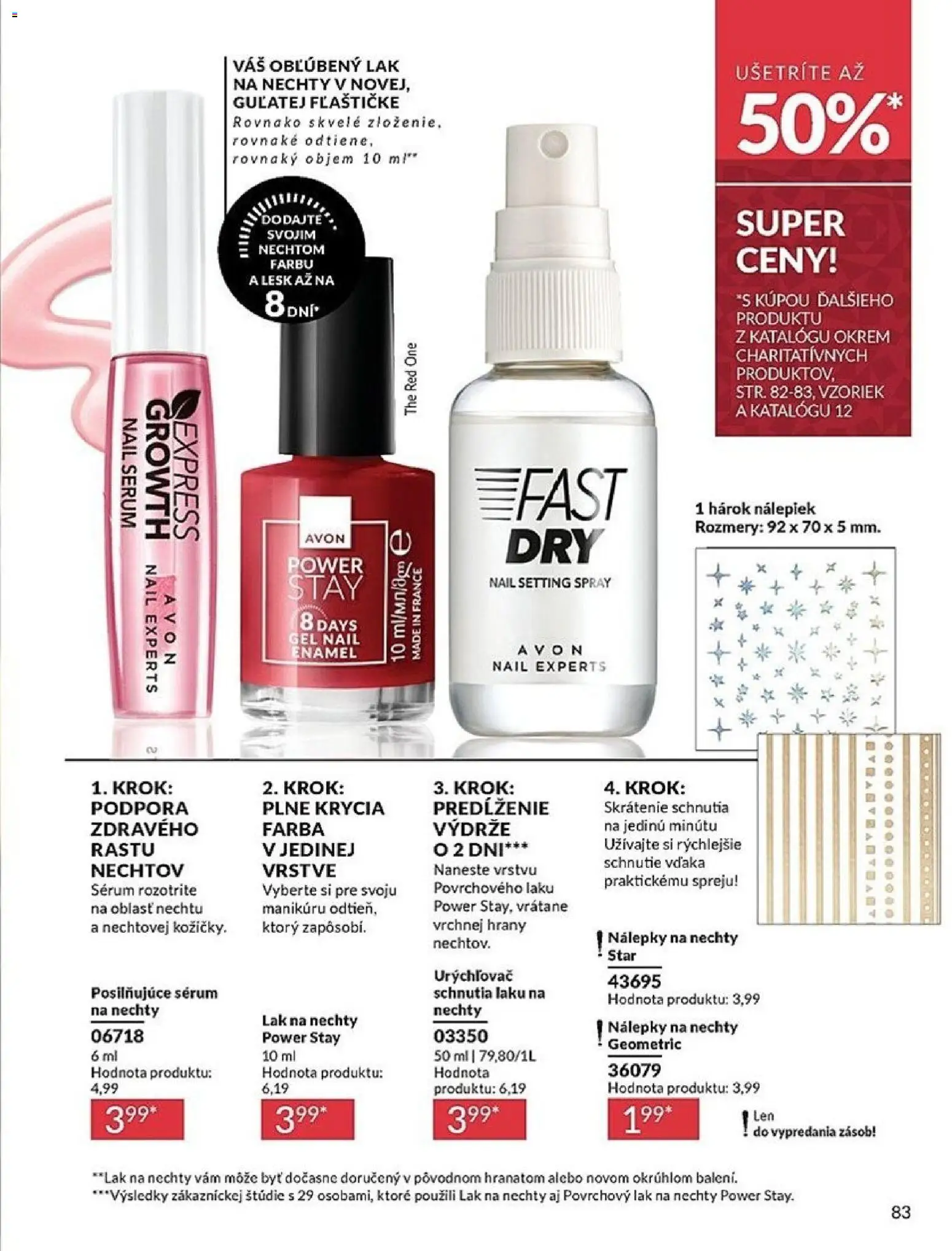 Nové Avon akcie – leták je platný od 01.11.2025 | Strana: 83 | Produkty: Lak na nechty