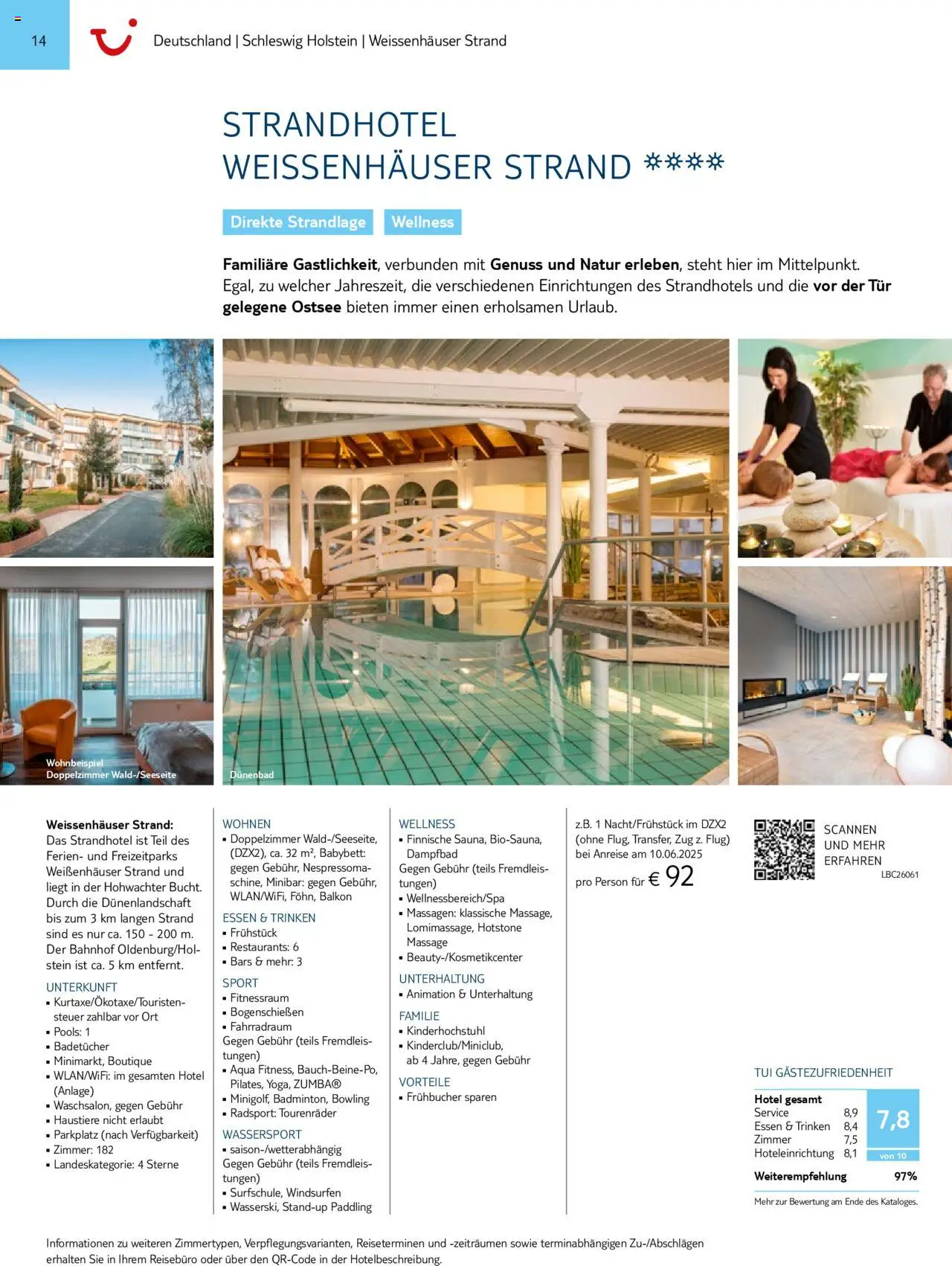 TUI Prospekt 	 – gültig ab 01.11.2024 | Seite: 14 | Produkte: Babybett, Tür