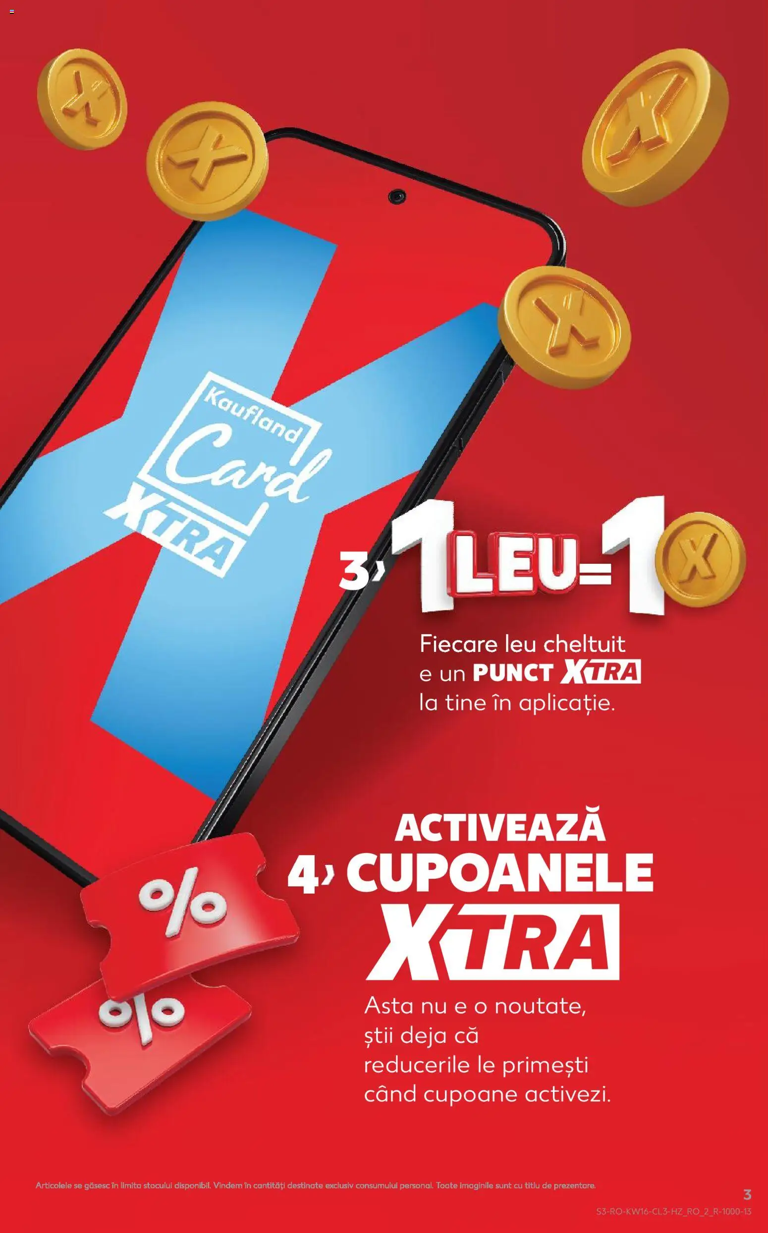 Kaufland RO akciós ujság - amely érvényes a következő dátumtól: 15.04.2026 | Oldal: 3