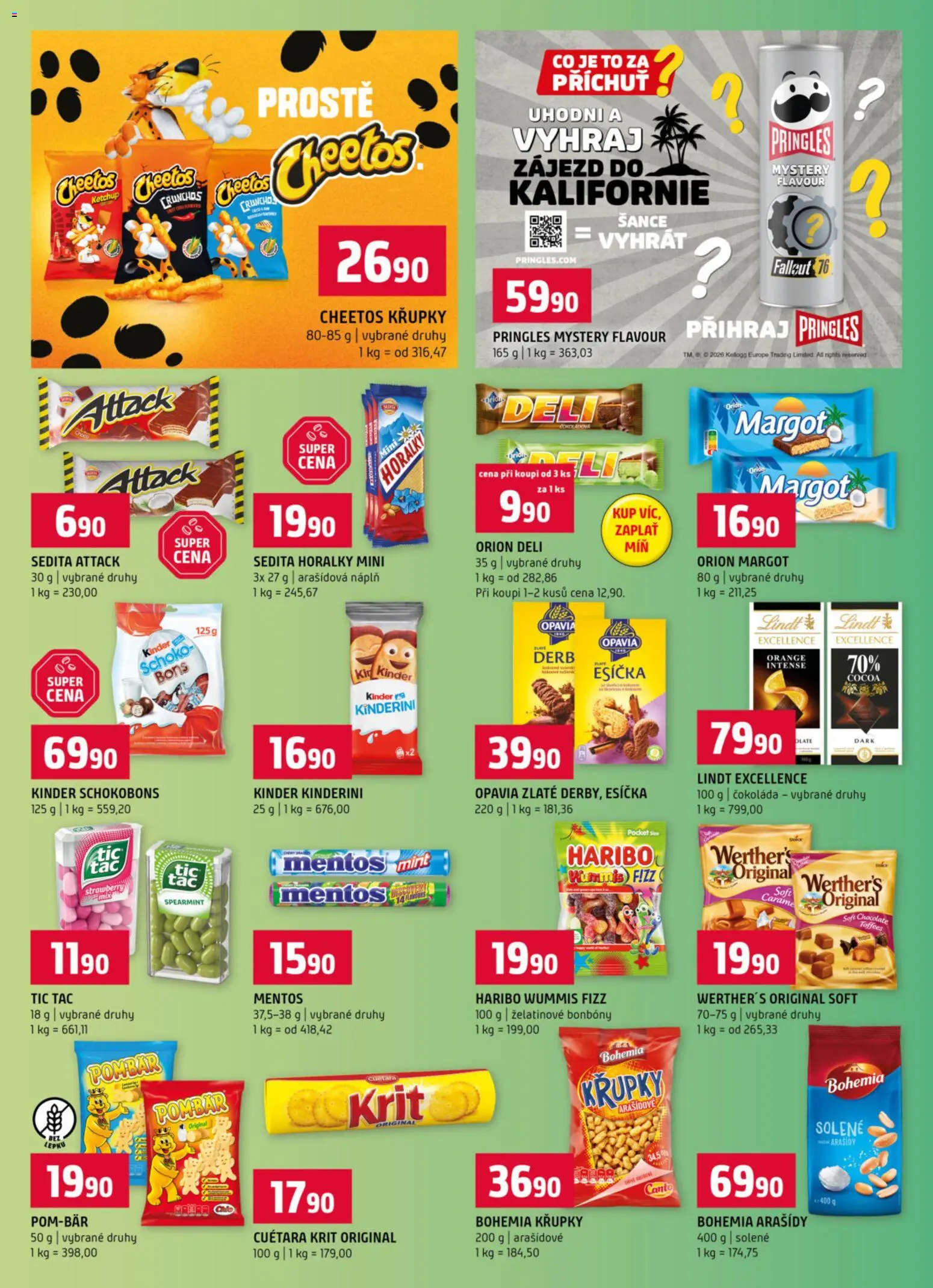 Terno leták od 18.03.2026 | Strana: 8 | Produkty: Bonbóny, Horalky, Tác, Křupky