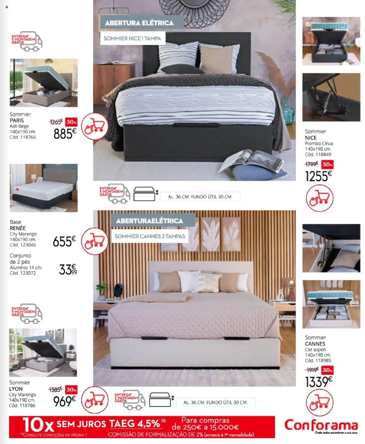 Conforama - Descanso  │ válido de 07.08.2025 | Página: 31 | Produtos: Base