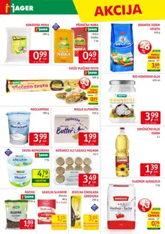 Jager katalog akcije – veljaven od 05.11.2025 | Stran: 7 | Izdelki: Moka, Maslo, Rozine, Sladkor
