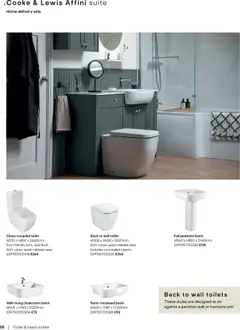 Preview of B&Q - Bathroom collections valid from 25.04.2025 | Page: 88 | Products: Toilet