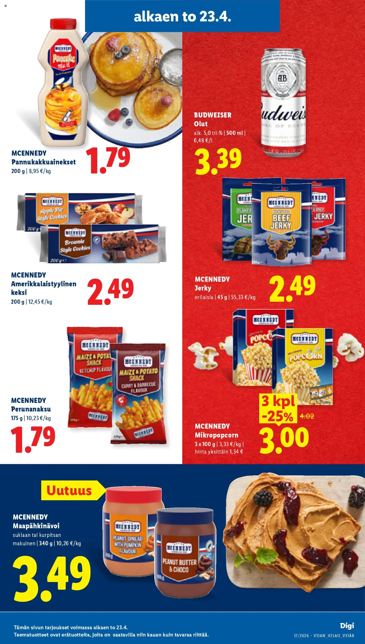 Lidl tarjoukset - Rovaniemi – voimassa 23.04.2026 alkaen | Sivu: 11 | Tuotteet: Olut