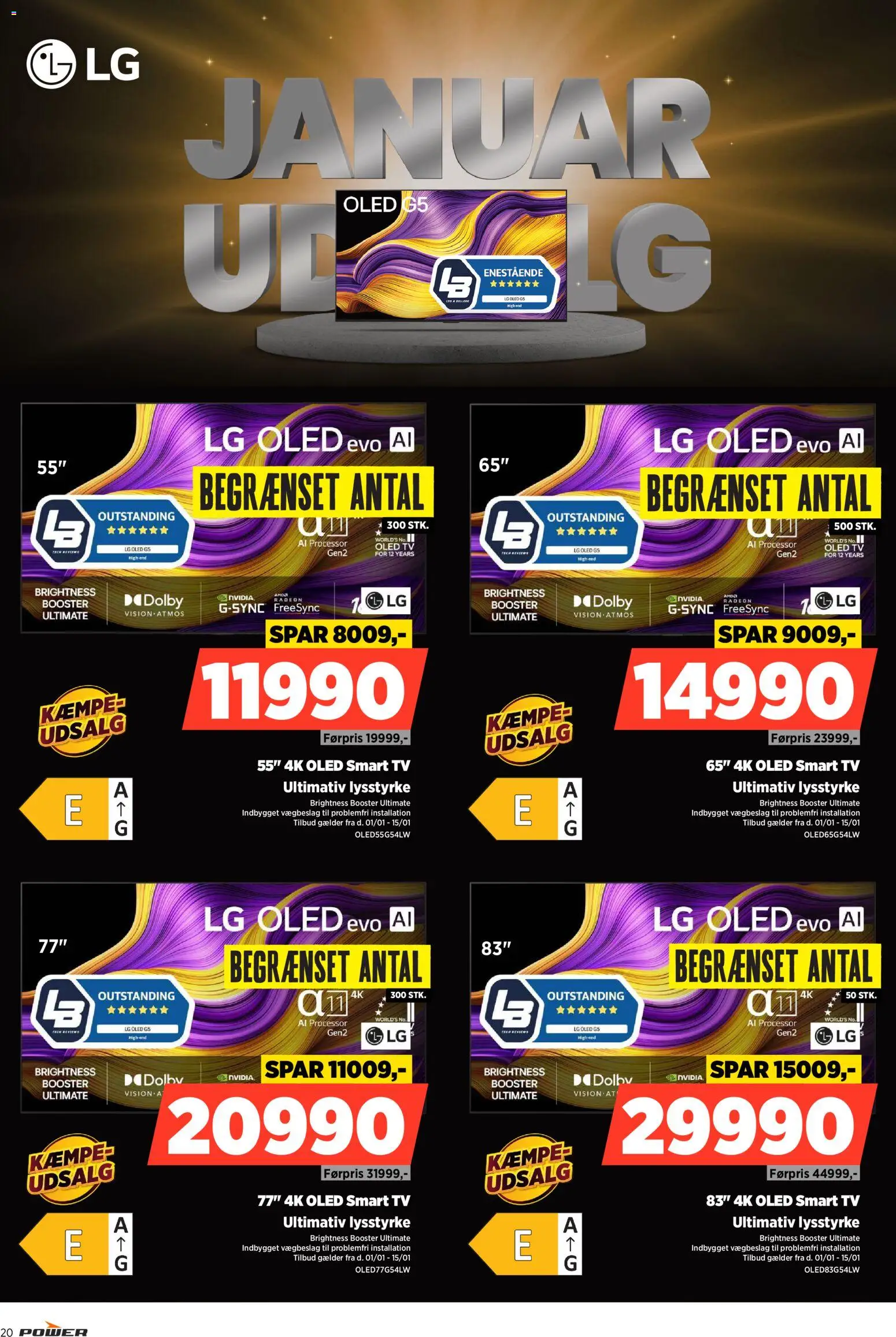 Power tilbudsavis – gyldig fra 02.01.2026 | Side: 20 | Produkter: Processor, Smart TV, TV