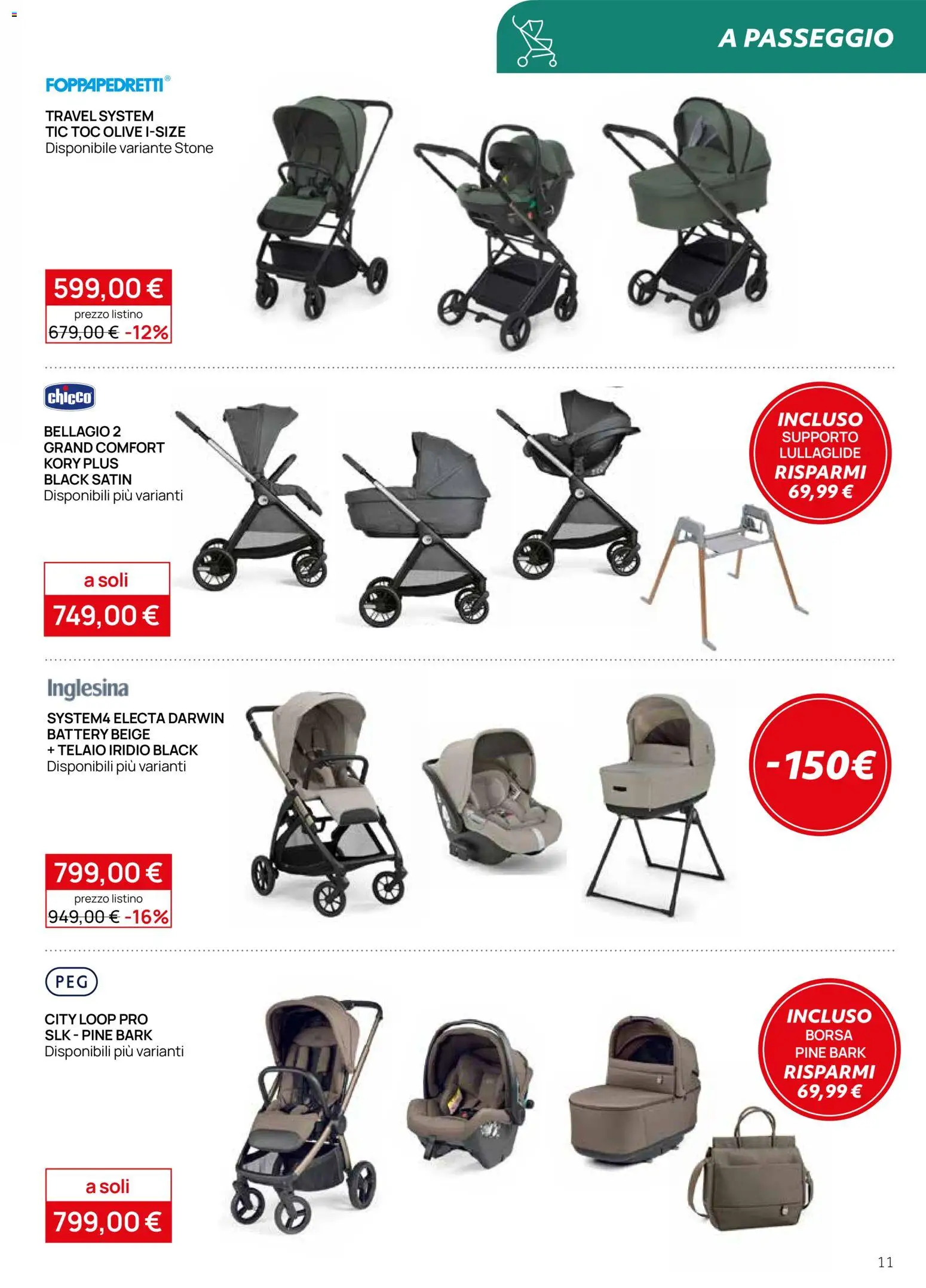 Volantino Prenatal del 17.04.2026 | Pagina: 11 | Prodotti: Olive, Borsa