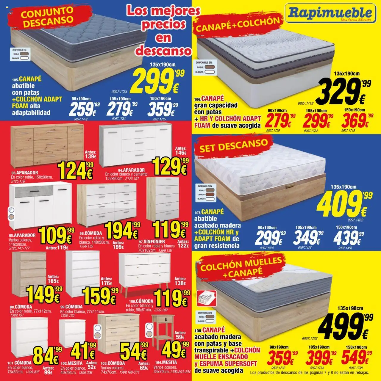 Rapimueble folleto │ válido desde el 01.07.2025 | Página: 9 | Productos: Colchon