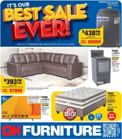 OK Furniture specials catalogue – valid from 16.02.2026
