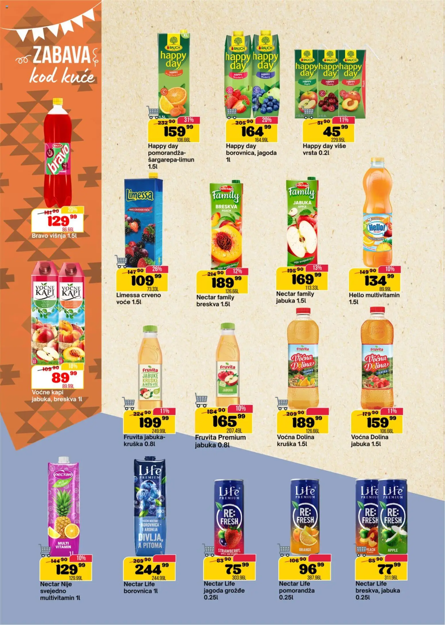 Senta Promet katalog - važi od 25.03.2026 | Strana: 12 | Proizvode: Višnja, Nektar, Borovnica, Pomorandza