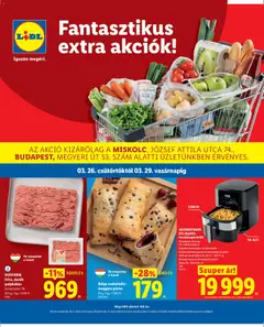 Lidl Miskolc, Budapest - amely érvényes a következő dátumtól: 26.03.2026