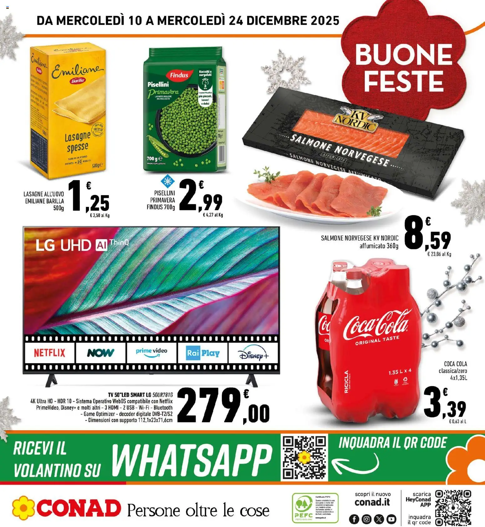 Volantino Conad del 10.12.2025 | Pagina: 32 | Prodotti: smart TV, TV, USB, Forno