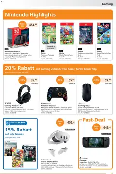 Fust Aktionen ab 23.02.2026 gültig | Seite: 27 | Produkte: Headset, Brille, Pc, Maus