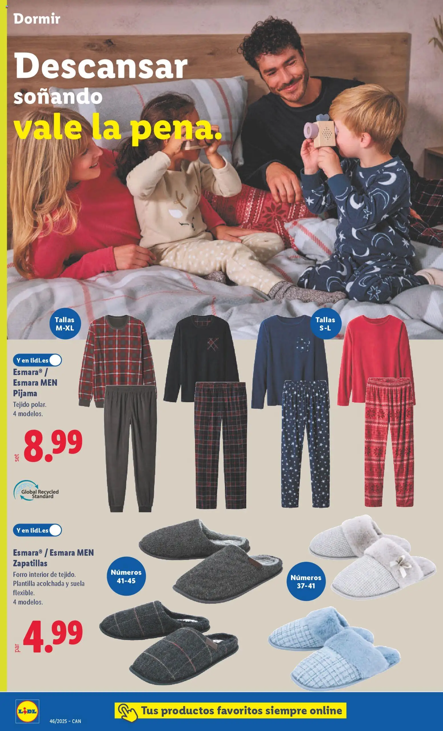 Lidl - Canarias │ válido desde el 10.11.2025 | Página: 20 | Productos: Pijama, Zapatillas