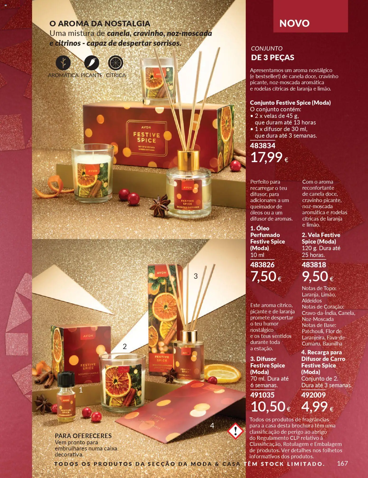 Catálogo Avon Campanha 12 │ válido de 01.12.2025 | Página: 167 | Produtos: Base, Caixa, Difusor, Velas