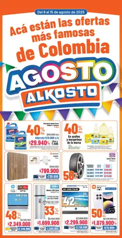 Vista previa Alkosto folleto válido desde el 09.08.2025