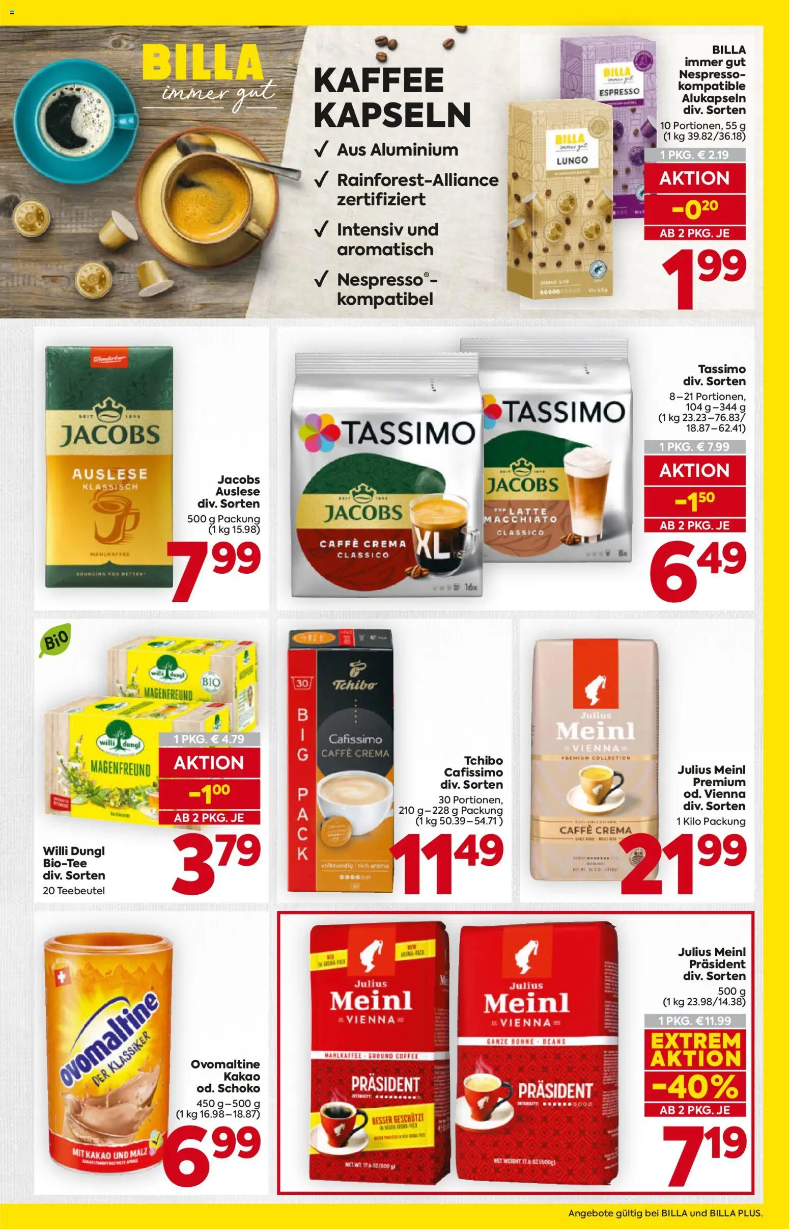 Billa AT akciós ujság - amely érvényes a következő dátumtól: 22.01.2026 | Oldal: 15