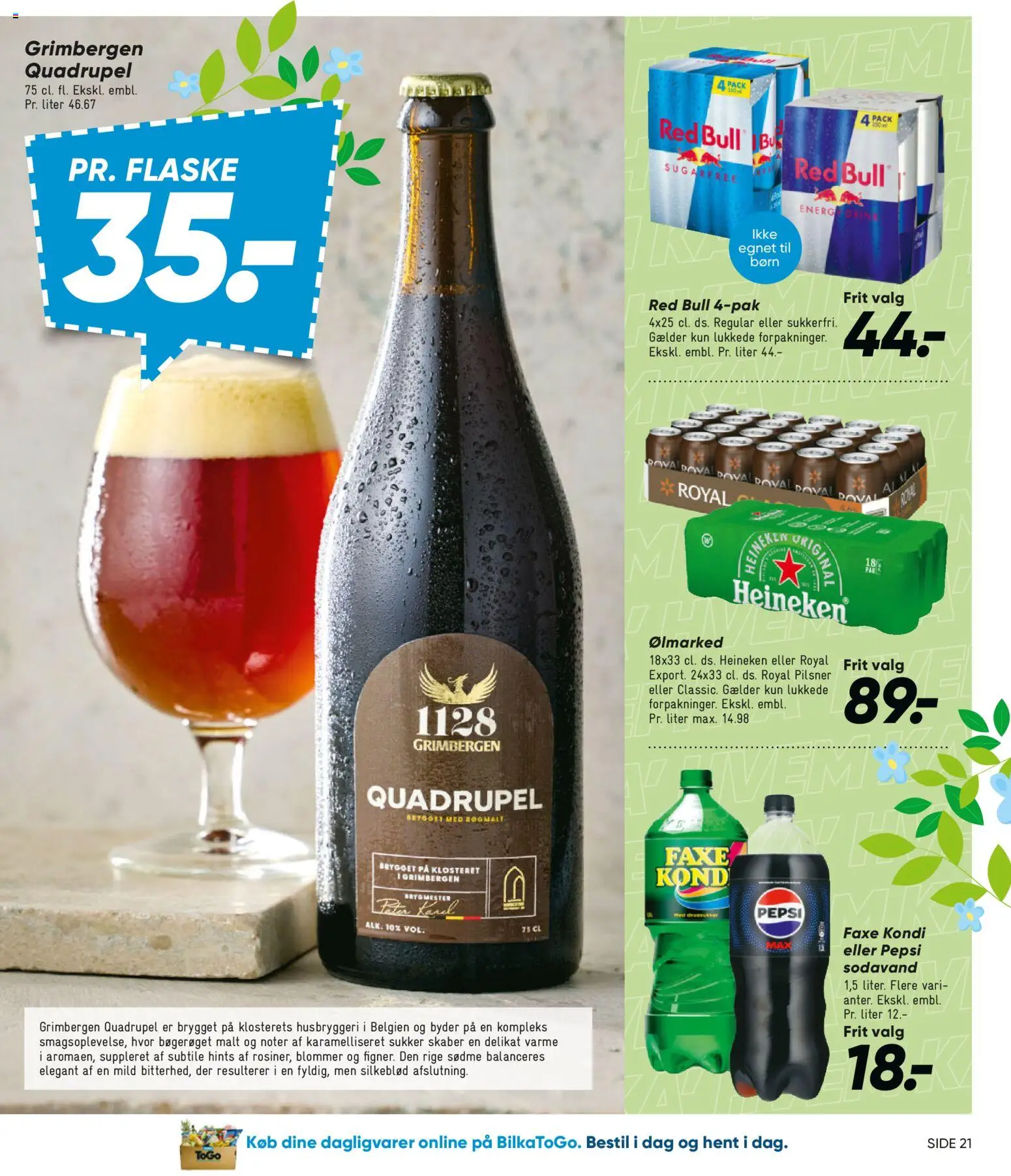 Bilka tilbudsavis – gyldig fra 04.04.2026 | Side: 25 | Produkter: Sodavand, Blommer, Faxe Kondi, Sukker