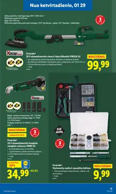 LIDL leidinys galioja nuo 26.01.2026 | Puslapis: 11 | Prekių: Akumuliatorius