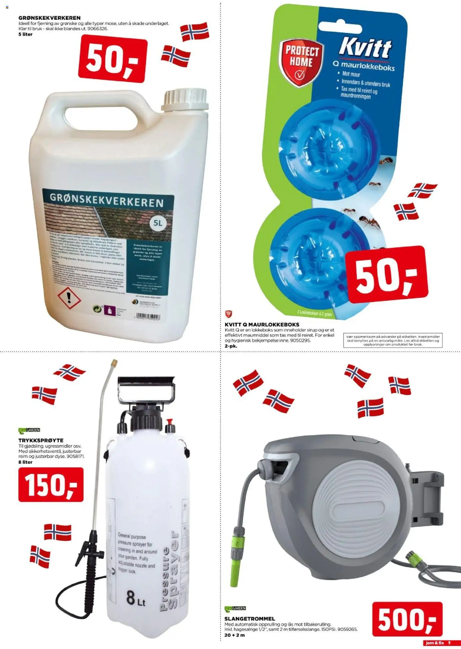 {H1} | Side: 9 | Produkter: Сушильные машины, Bordtennisnät, Датчик руху, Tasses