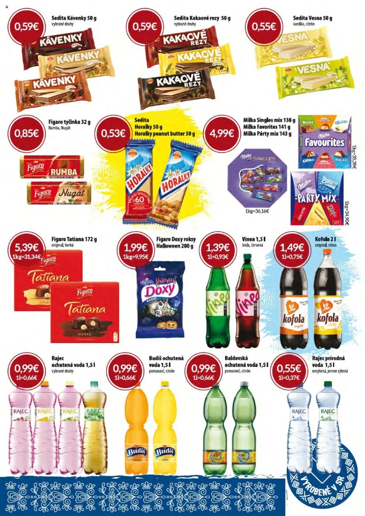 Nové KARMEN CBA akcie – leták je platný od 02.10.2025 | Strana: 5 | Produkty: Rajec, Kofola, Budiš, Vinea