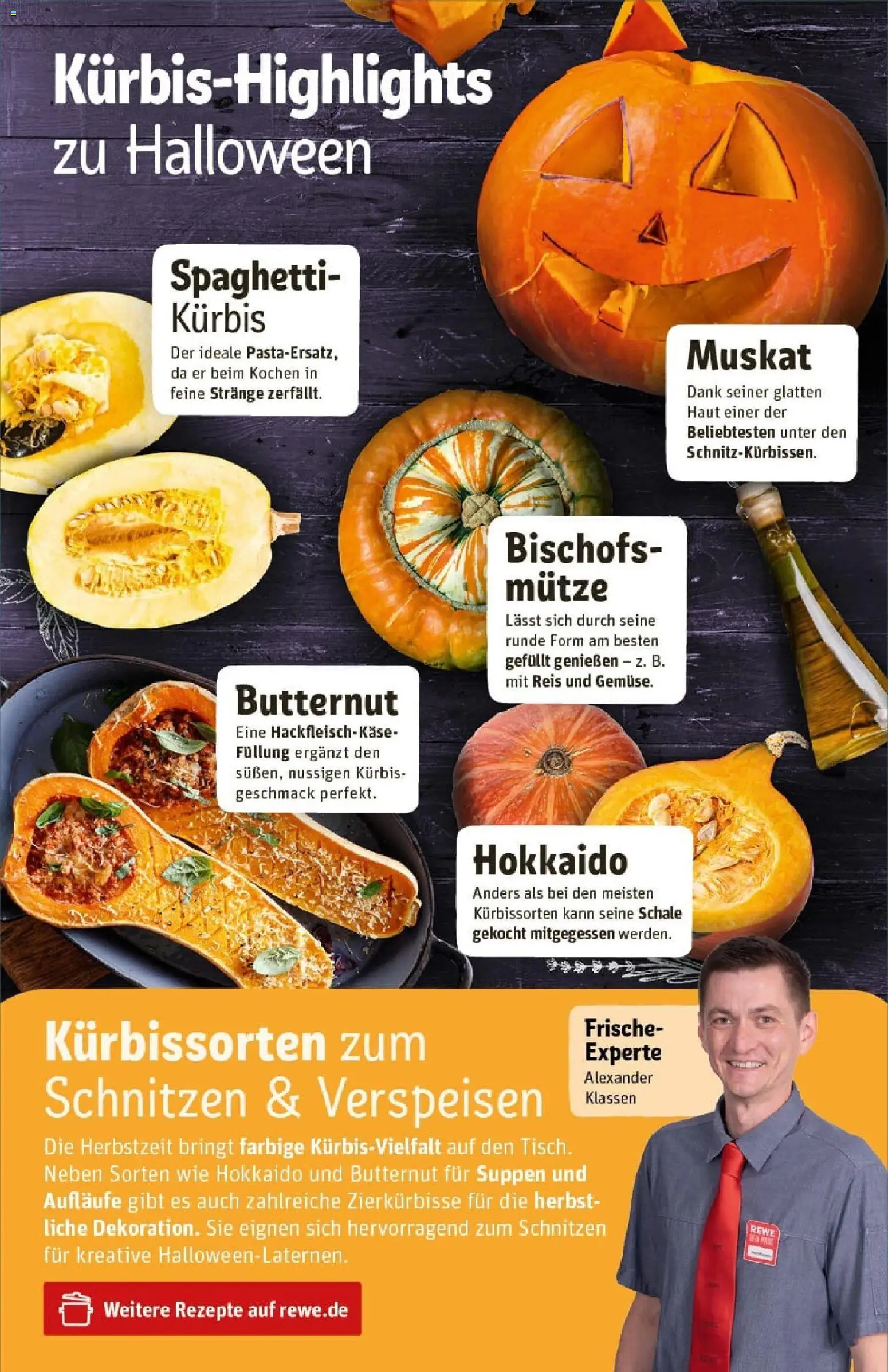 Rewe prospekt Michelstadt	 – gültig ab 26.10.2025 | Seite: 17 | Produkte: Kürbis, Reis