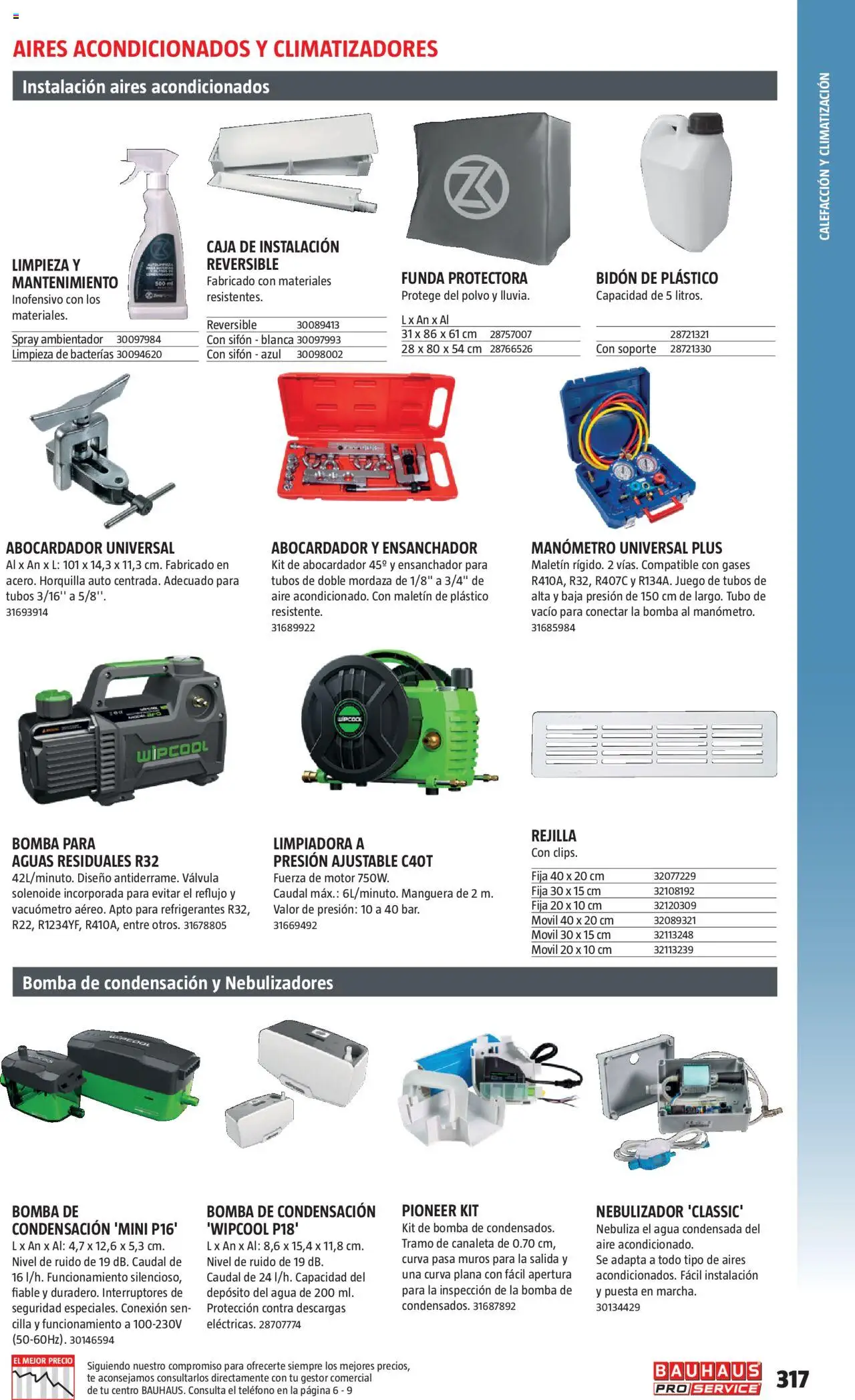 Bauhaus - ProService  │ válido desde el 24.02.2025 | Página: 317 | Productos: Té, Funda, Manómetro, Caja