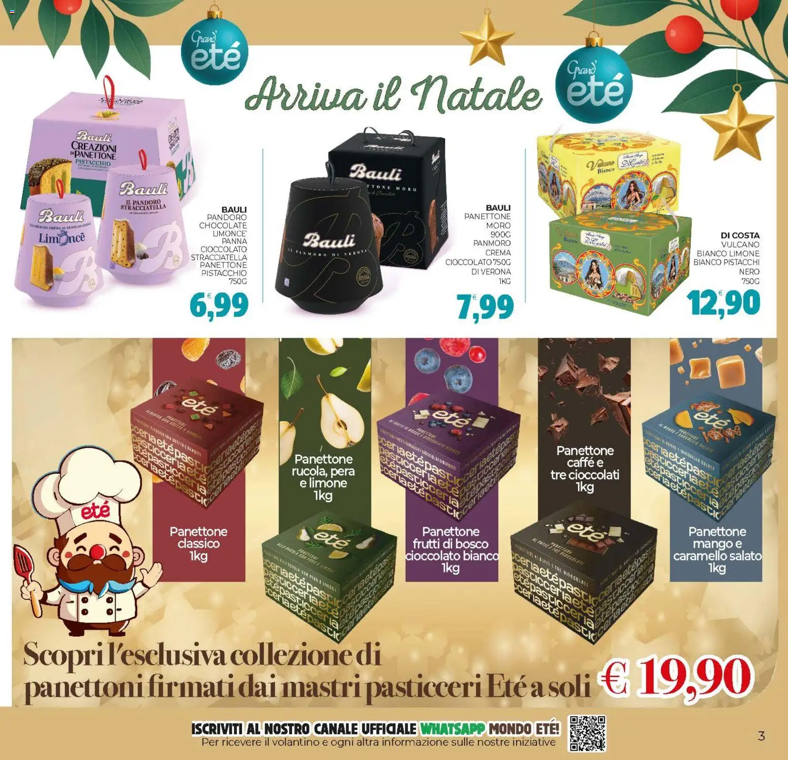Volantino Eté del 02.12.2025 | Pagina: 3 | Prodotti: Crema, Cioccolato, Panna, Pistacchi