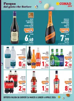 Anteprima del volantino BIRRA, TUBORG, conf. 330 ml, x 3 pezzi, Tuborg Beer, pack of 3 x 330 ml valido a partire dal 26.03.2026 | Pagina: 14 | Prodotti: Birra, Prosecco, Acqua, Aperol