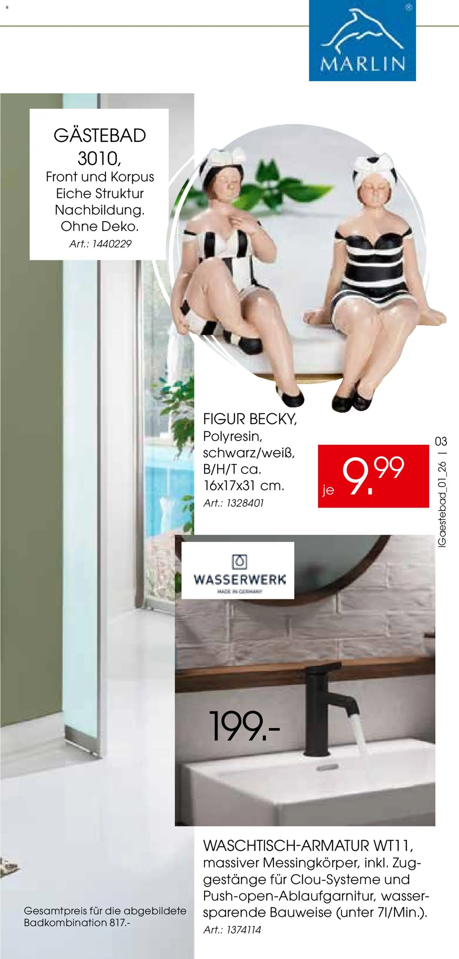 Zurbrüggen - Gästebad – gültig ab 18.02.2026 | Seite: 3 | Produkte: Wasser