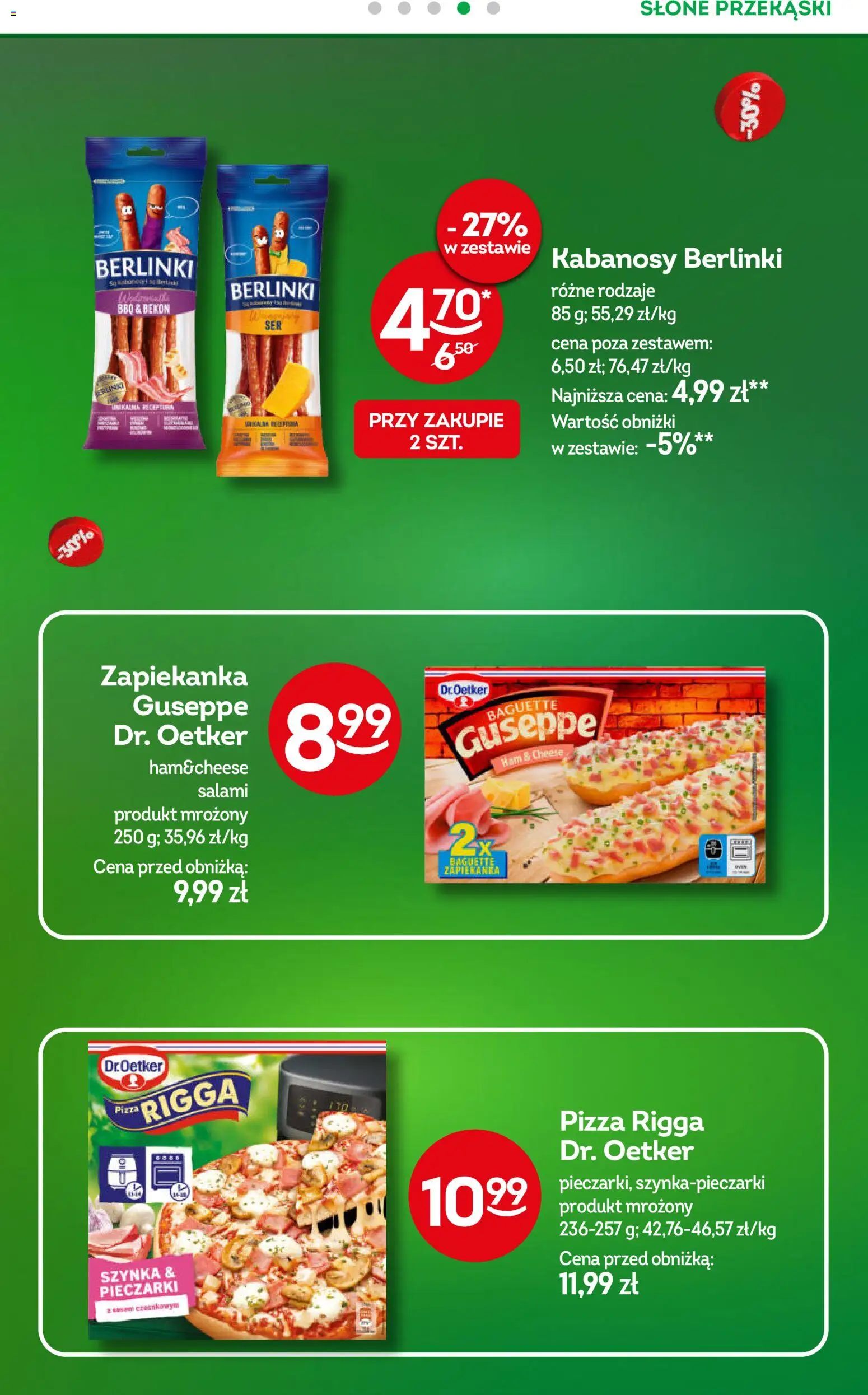 Żabka gazetka od 22.04.2026 | Strona: 29 | Produkty: Bekon, Zapiekanka, Salami, Pizza