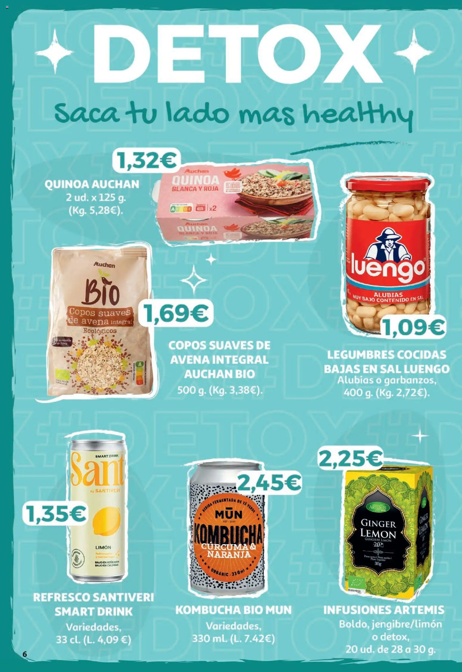 Alcampo - HG Unico Madrid │ válido desde el 29.12.2025 | Página: 6 | Productos: Té, Copos, Peso