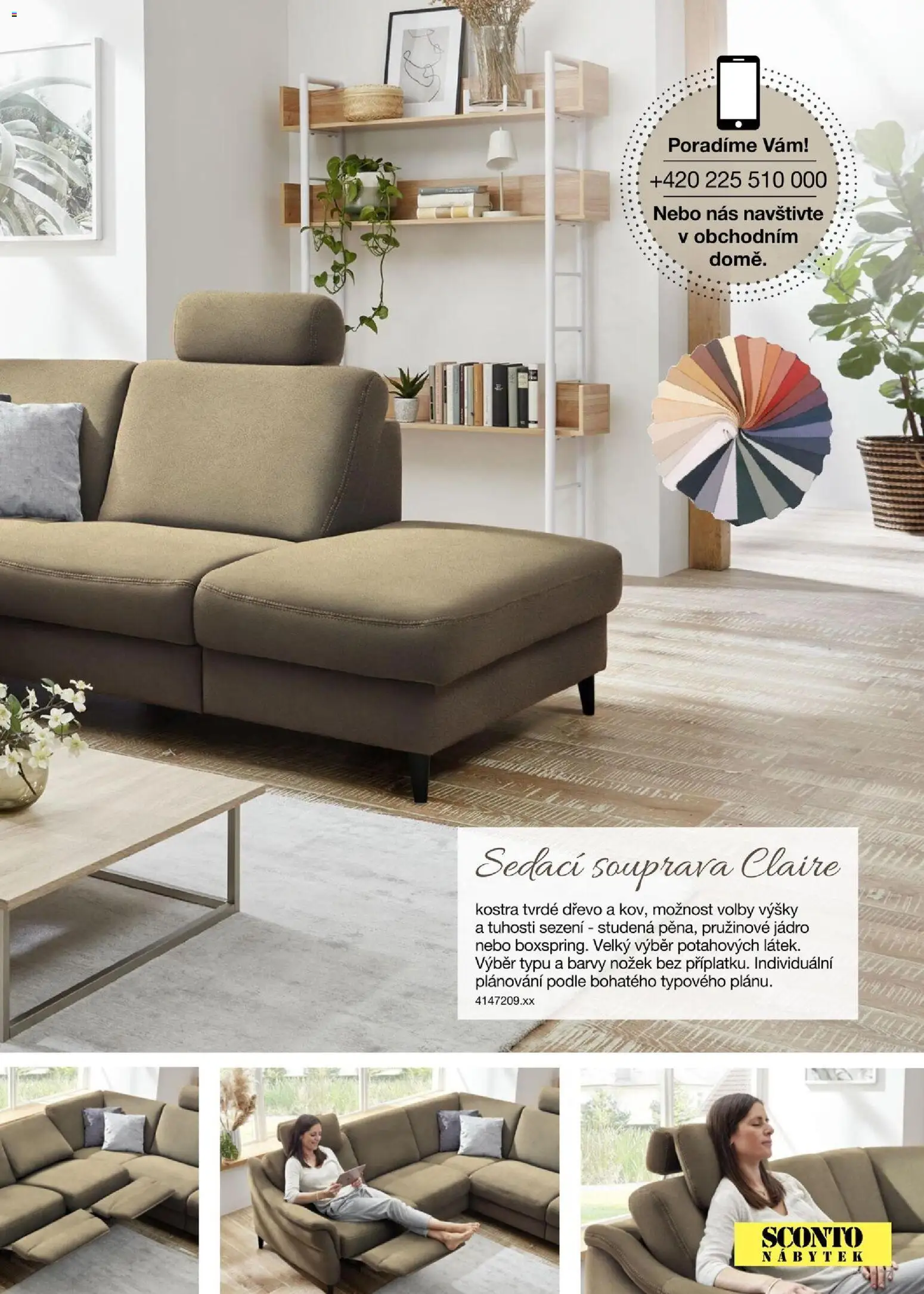 Sconto nábytek katalog - Sedačky Polipol od 01.01.2025 | Strana: 7 | Produkty: Sedací souprava, Nábytek, Barvy