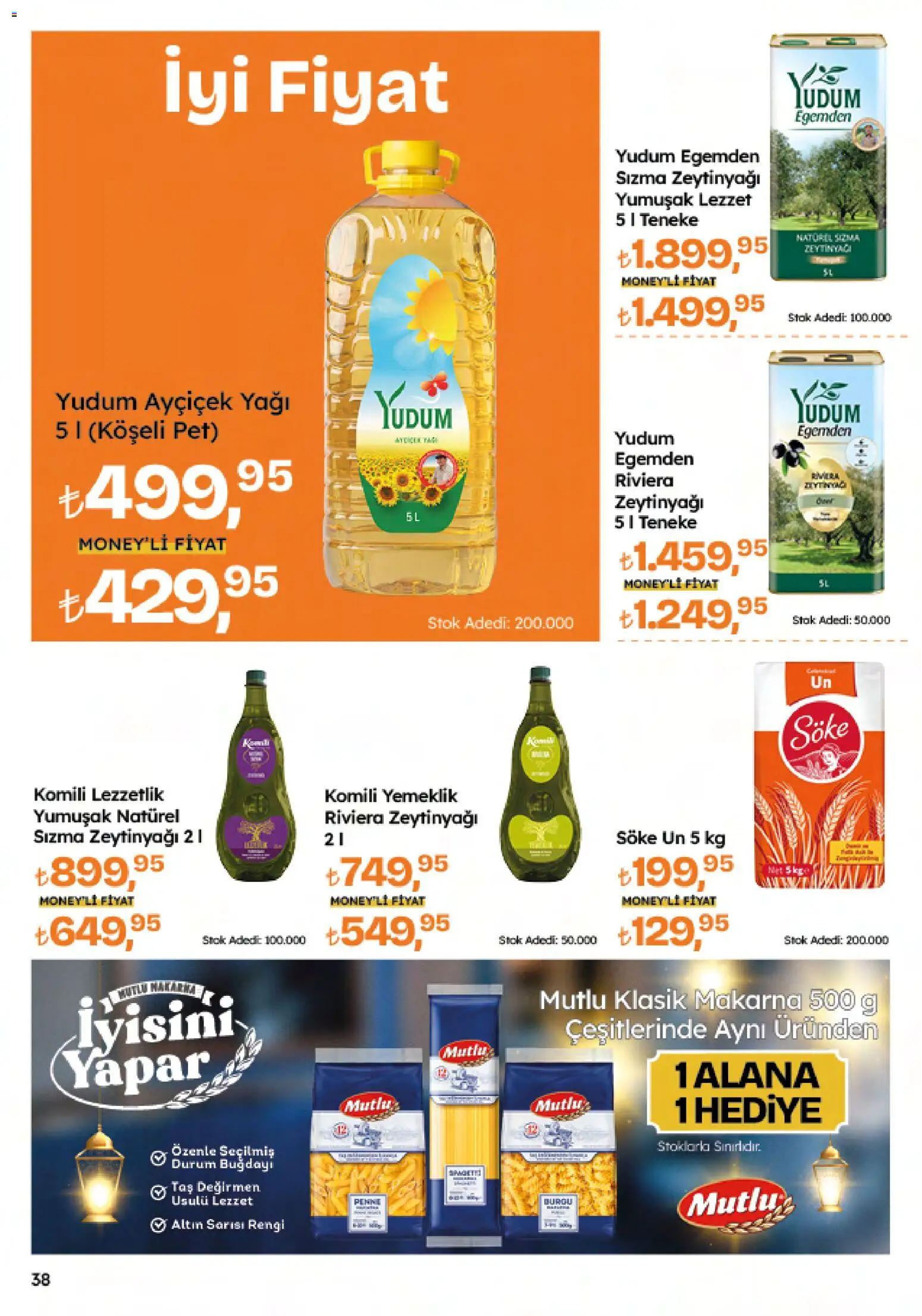 Migros Katalog - Migroskop - 26.02.2026 tarihinden itibaren geçerlidir | Sayfa: 38 | Ürünler: Makarna