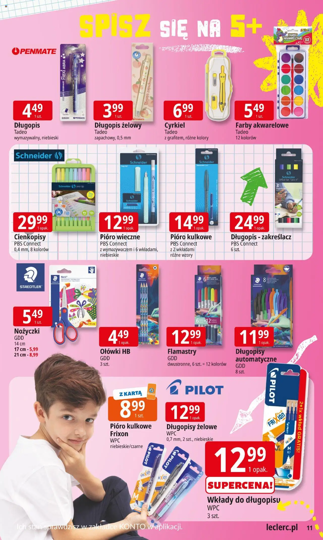 E.Leclerc Gazetka - Warszawa Ursynów od 12.08.2025 | Strona: 11 | Produkty: Karta