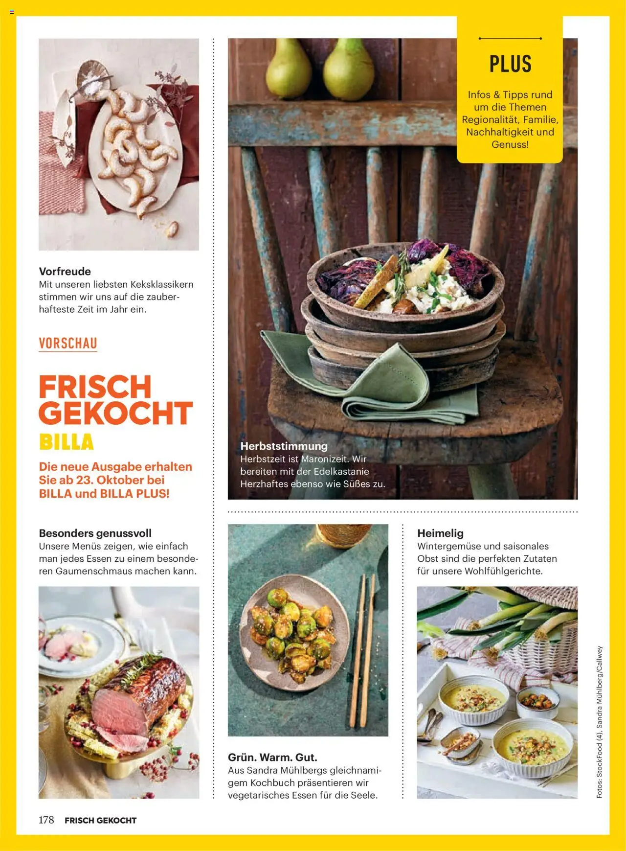 Billa Frisch Gekocht gültig ab 01.10.2025 | Seite: 173 | Produkte: Obst