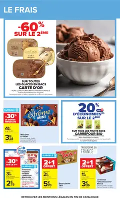 Carrefour - Prévisualisation de Carrefour catalogue valide à partir de 07.04.2026 | Page: 37 | Produits: Cônes, Café, Chocolat, Fruits secs