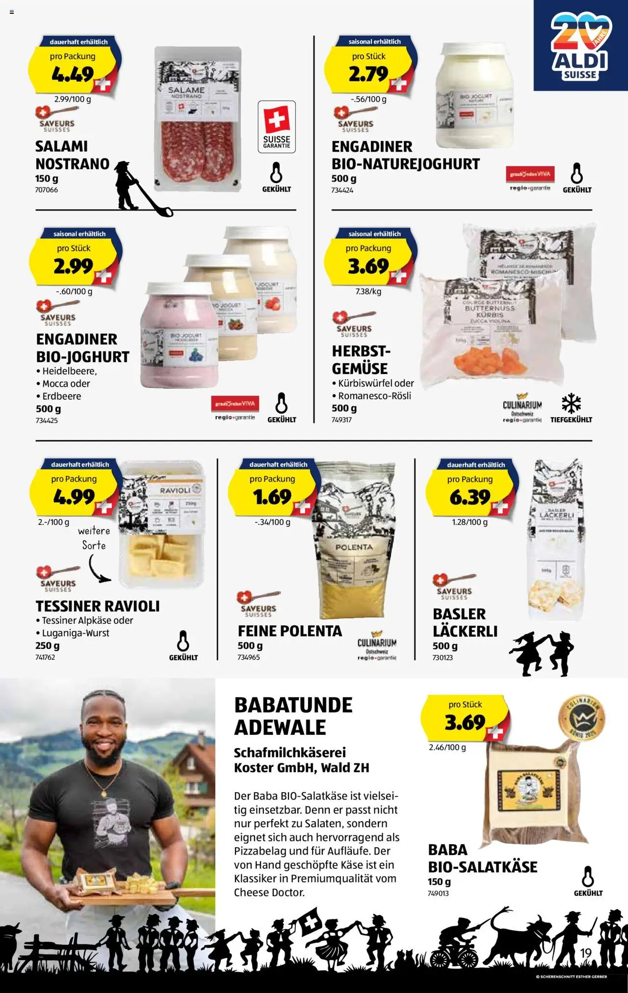 Aldi Aktionen – gültig ab 16.10.2025 | Seite: 20 | Produkte: Käse, Salami, Gemüse, Kürbis