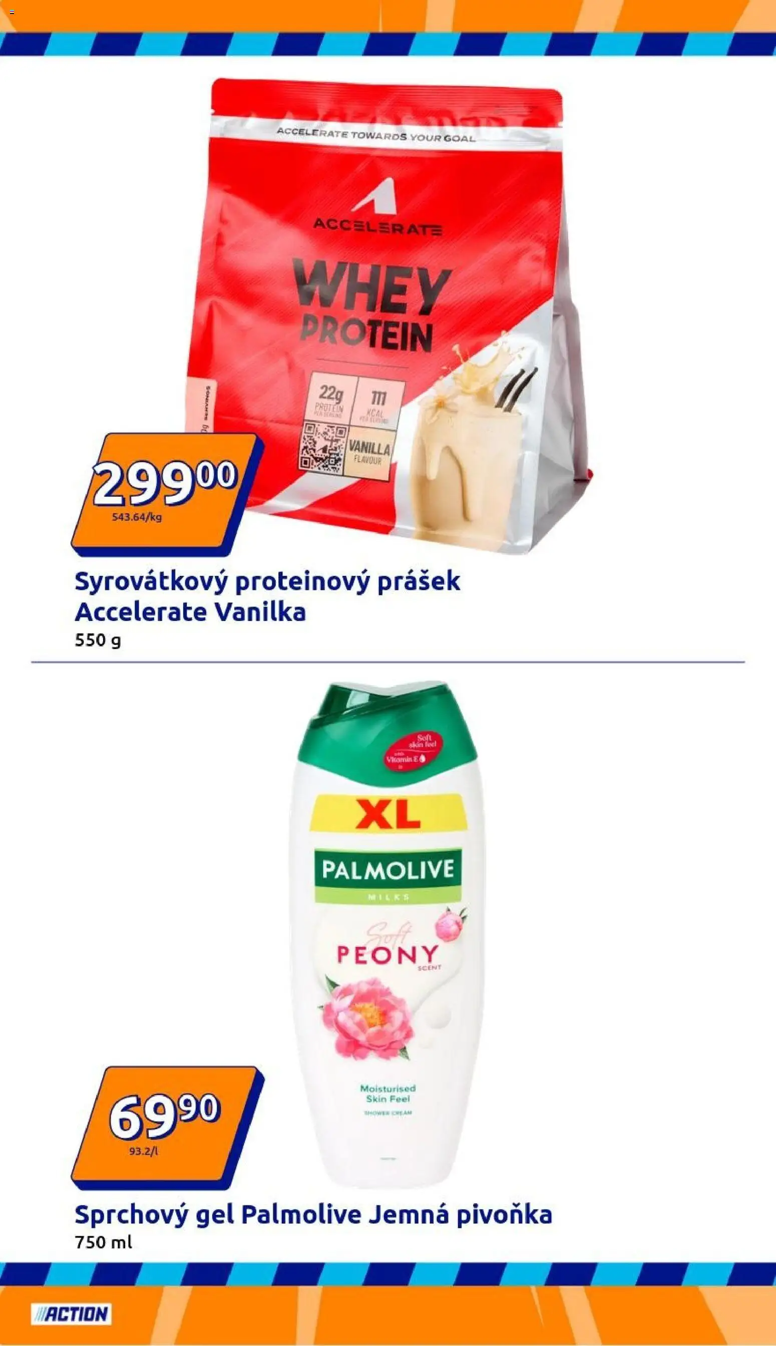 Action leták od 31.12.2025 | Strana: 8 | Produkty: Sprchový gel, Proteinový prášek, Protein