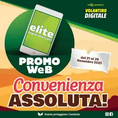 Anteprima del volantino Elite Supermercati Promo Web catalogo valido a partire dal 21.11.2025